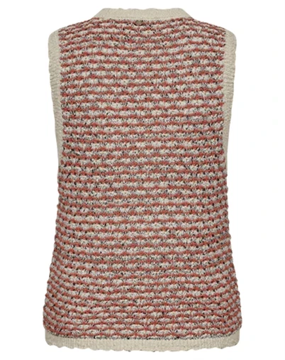 Mos Mosh - MMMiah Knit Vest - Emberglow